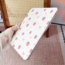 1 Ốp bảo vệ máy tính bảng xoay 360° họa tiết dâu tây và nơ màu hồng, có khe cắm bút, chân đế từ tính đa góc và chức năng tự động tắt/mở màn hình, tương thích với iPad Pro/Air, và Pad 5/6/35 - Nhiều màu - Xem 8