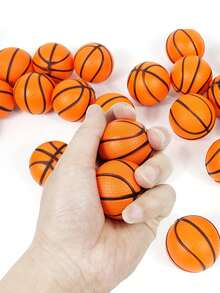 1 cái/4 cái Bóng giảm căng thẳng đồ chơi, Bóng đồ chơi cho thú cưng, Bóng rổ xốp mềm nhỏ, Đồ chơi giảm căng thẳng dạng nảy - Nhiều màu - Xem 6