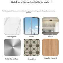 Wall Mounted Kitchen Racks - أسود - مشاهدة 3