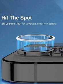 Miếng dán bảo vệ ống kính camera và điện thoại cho iPhone 17/17 Pro/17 Pro Max/17 Air/16 Pro Max/16 Pro, chống vỡ 9H+, chống bám vân tay, chống trầy xước. - Trong sáng - Xem 6