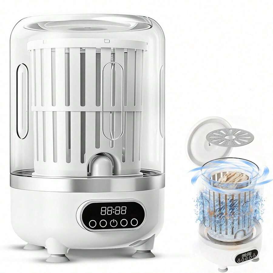 1pc Upgraded Mini Portable Lingerie Washing Machine, Rechargeable Intimate Wear Cleaner For Deep Cleaning Small Items, Suitable For Apartment, Dorm, RV, Travel And Hotel