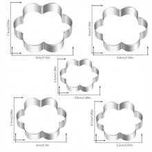 Bộ khuôn cắt bánh hình chuông thiên thần, bướm, sao, khuôn kim loại không gỉ, bộ khuôn nướng hình hoa dùng trong nhà bếp, lễ hội Halloween và Giáng sinh. - Xem 10