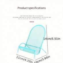 Giá đỡ điện thoại hình ghế sáng tạo - Phiên bản có trọng lượng và độ ổn định cao | Giá đỡ điện thoại để bàn và cạnh giường dễ thương, tiện dụng (phù hợp cho mọi mùa) - A - Xem 4