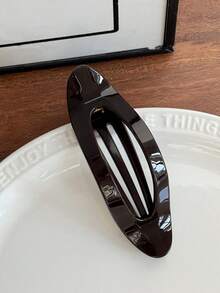 1个时尚镂空秋冬树叶造型发夹，优雅发夹，蝴蝶夹，发饰 - 彩色 - 查看 6