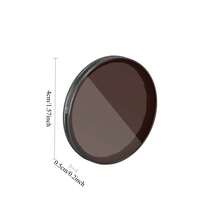 For Osmo Action 6 Lens Filter, Multi-Coated/ Optical Glass/ Aluminum Alloy Frame, Multiple Types Available | Lightweight Buckle Design Easy Installation | Sport Vlog Photography | Holiday Travel Photography Accessories | Creative Filters For Festival Party And Wedding | Summer Beach Photography Props - View 7