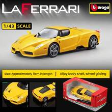 Burago 1:43 比例法拉利地球系列，Enzo、458、488、F40、Roma、250 Testa Rossa、Purosangue、SP1、Portofino 合金压铸赛车模型静态微缩车玩具收藏品男士礼物 - 彩色 - 查看 24