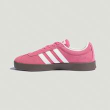 Adidas VL COURT CLASSIC “T字头”男士复古休闲运动鞋，运动鞋 - 西瓜粉 - 查看 9
