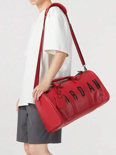 Nike Túi đeo vai thời trang unisex phối màu tương phản, thích hợp đi làm hàng ngày, tập gym, du lịch, đi chơi, kích thước: khoảng 45.7*20.3*24.8cm