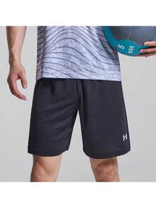 Under Armour Unisex Shorts, 2026 Summer New Soccer Training Sports Fitness Breathable Shorts 25500218-001 - 黑色 - 查看 5