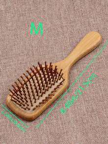 Bàn chải tóc massage bằng tre, bàn chải gỗ bản rộng, bàn chải gỗ nguyên khối, bàn chải tóc bằng gỗ mịn có đệm khí dùng trong gia đình, bàn chải massage, thích hợp cho tóc thẳng và tóc xoăn, bàn chải tóc, lược, dụng cụ tạo kiểu tóc, sản phẩm và phụ kiện chăm sóc tóc, cần thiết cho tiệm cắt tóc, thẩm mỹ viện, du lịch, mùa tựu trường. - Nhiều màu - Xem 19