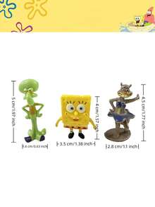 SpongeBob SquarePants 1 Bộ Trang Trí Bể Cá Hình Ngôi Nhà Dứa Bằng Bọt Biển, Bộ Trang Trí Bể Cá Bền Chắc, Thích Hợp Để Trang Trí Không Khí Tiệc Tết, Trang Trí Tiệc - Nhiều màu - Xem 30