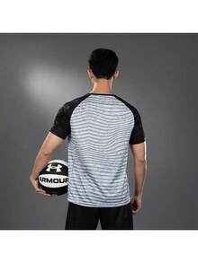Áo thun ngắn tay thoáng khí Under Armour Unisex Xuân Hè 2026 mới dành cho bóng đá, tập luyện, chạy bộ, thể dục 24500510-011 - Xám - Xem 4