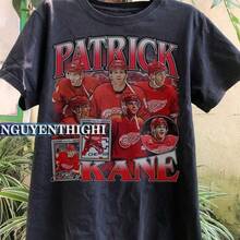 Patrick Kane Shirt Ice Hockey American Professional Hockey Championship Sport Merch Sweatshirt Hoo Die Graphic Tee Gift - 黑色 - 查看 1