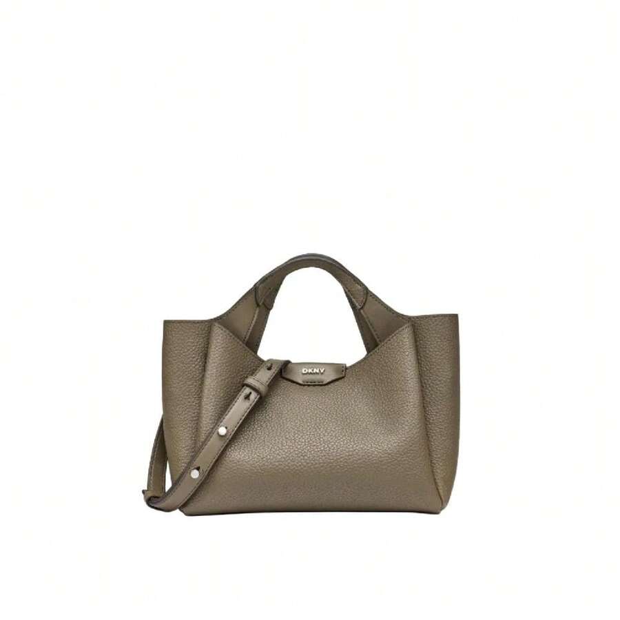 DKNY WILLA MINI SATCHEL BAG UTILITY GREEN Womens Bag/The Perfect Party/Ready Statement/Travel Essential/Small And Stylish Design Perfect, Modern,Stylish Office, Party, Bags & Luggage/Women Bags/Women Shoulder Bags, Women Top Handle Bag, Occasion, Functional Womens Bag - 綠色 - 查看 1