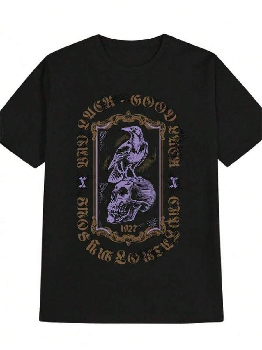 Men Outdoor Tees & Tanks - Black - View 1