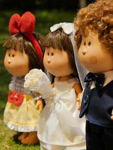 1pc Dress Outfit, Suitable For 24cm Potato Doll, Wedding Gown Dress Set, Changeable Doll Clothes - Multicolor - View 4