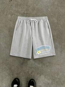 Best Pairings For The New 2026 Models Men Fashion Crewneck Casual Pure Cotton T Shirt Shorts Set Material Cotton Print Pattern And Text Ron Jon Surf Shop Cocoa Beach Machine Washable Comfortable For Spring Summer Autumn Winter 100 Percent Pure Cotton Retro Street Style Loose Fit High Quality Promotion Best Combination - 藍色 - 查看 3