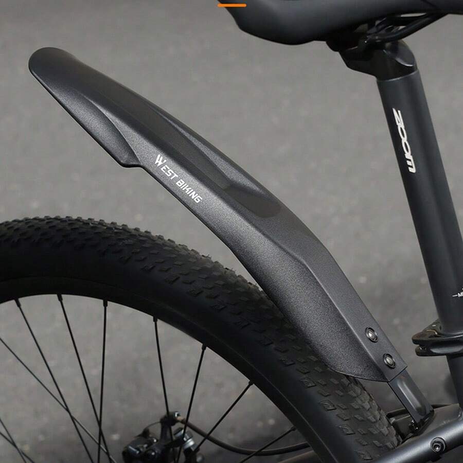 20-24 Inch Adjustable Bicycle Mudguard, Universal Quick Release Bike Fender, Thick & Wide Fit For Bicycle/E-Bike/Mountain Bike, Splash-Proof & Dust-Proof