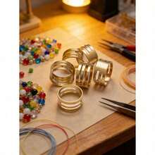 1/5/10pcs Open Jump Rings, Convenient Split Rings Suitable For Jewelry Making, Bracelets, Necklaces - 彩色 - 查看 5