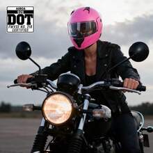 Motorcycle Helmets - Light Pink - View 3