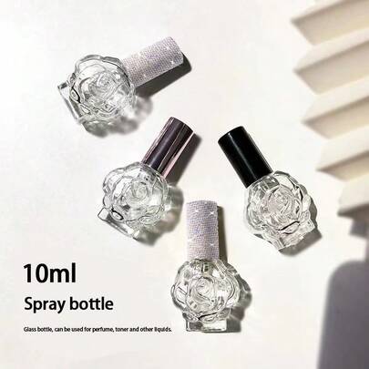 1 chai xịt nước hoa đính đá cao cấp 10ml, chai đựng tinh dầu tiện dụng khi đi du lịch, lý tưởng cho du lịch, kỳ nghỉ, sử dụng hàng ngày, đám cưới, sinh nhật, tiệc tùng, quà tặng ngày lễ, đồ trang trí đính đá, nghệ thuật trang sức, đá quý, trang trí phòng, gia đình, bạn bè, Lễ Phục Sinh, lễ hội âm nhạc, Ngày của Mẹ