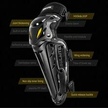 1 Set Motorcycle Protective Gear, Off-Road Motorcycle Knee Pads & Elbow Pads Anti-Fall Anti-Collision Protective Gear, Motorcycle Riding Accessories, Gift For Motorcycle Riders (Men & Women) - Multicolor - View 3