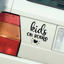 1pc Kids On Board Minimalist INS Style Car Sticker - A - View 6