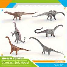 Set de 12 piezas de juguetes con modelos de dinosaurios del Jurásico para decoración de habitación, incluye 3 Tyrannosaurios Rex, máscaras de dinosaurio y un kit de excavación de dinosaurios - Multicolor - Ver 27