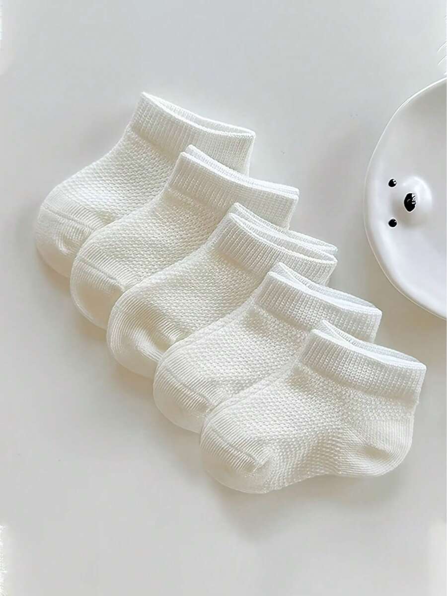 20/10/5 đôi tất mắt cá chân lưới màu trắng cho bé tập đi, cổ tất co giãn không bó sát, thích hợp cho bé mặc hàng ngày và dự tiệc, dành cho bé trai và bé gái từ 0-3 tuổi, phù hợp với mọi trang phục, là món quà tuyệt vời cho Ngày Valentine và Lễ Tạ ơn. Tất cho bé tập đi, thiết kế lưới mùa hè thoáng khí, không bí bách. - Nhiều màu - Xem 1