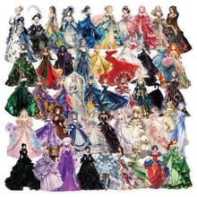 50/150/250/500pcs Dress Girl Sticker Set, Decorative For Scrapbooking, Diary, Planner, Card, Envelope, Water Bottle, Phone, Guitar, Skateboard, Party Gifts - Dress Girl - View 7
