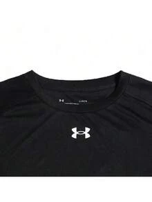 Áo thun nam Under Armour mùa xuân 2026 mới, kiểu dáng thường ngày, thoải mái, thoáng khí, cổ tròn, tay ngắn, thích hợp cho tập luyện thể thao. - màu đen - Xem 8