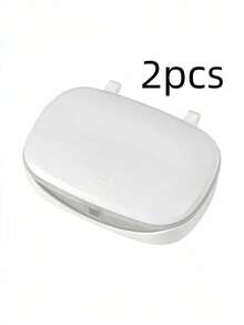 1pc Minimalist Soap Dish, Plastic Draining Soap Tray With Cover, Bathroom Soap Holder, Portable Travel Soap Storage Box, Bathroom Accessories - A - View 10