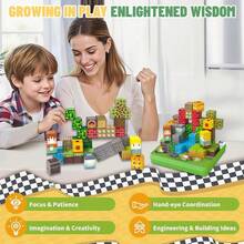 Bộ xếp hình nam châm, khối lập phương nam châm du lịch, đồ chơi xếp hình nam châm kèm hộp sắt di động, đồ chơi nam châm giáo dục STEM. - Nhiều màu - Xem 6