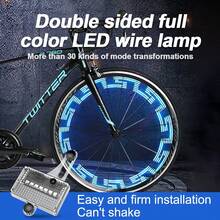 1 pieza Luz LED para bicicleta con energía solar - Luz intermitente solar para neumáticos de bicicleta, conducir la bicicleta con luz intermitente - Estilo A - Ver 7