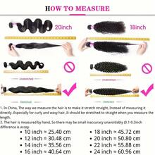 Tóc giả bện số lượng lớn, tóc thật, kiểu sóng sâu, chưa qua xử lý, không có mối nối, kiểu tóc tết Boho, tóc nối số lượng lớn từ tóc thật, tóc Remy Brazil. - Natural Black - Xem 12