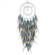 Minimalist Star Feather Dreamcatcher Hanging Decor - 銀河星語 - 查看 7