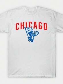 Chicago - Cubs - T-Shirt  TeePublic (4) - White - View 1