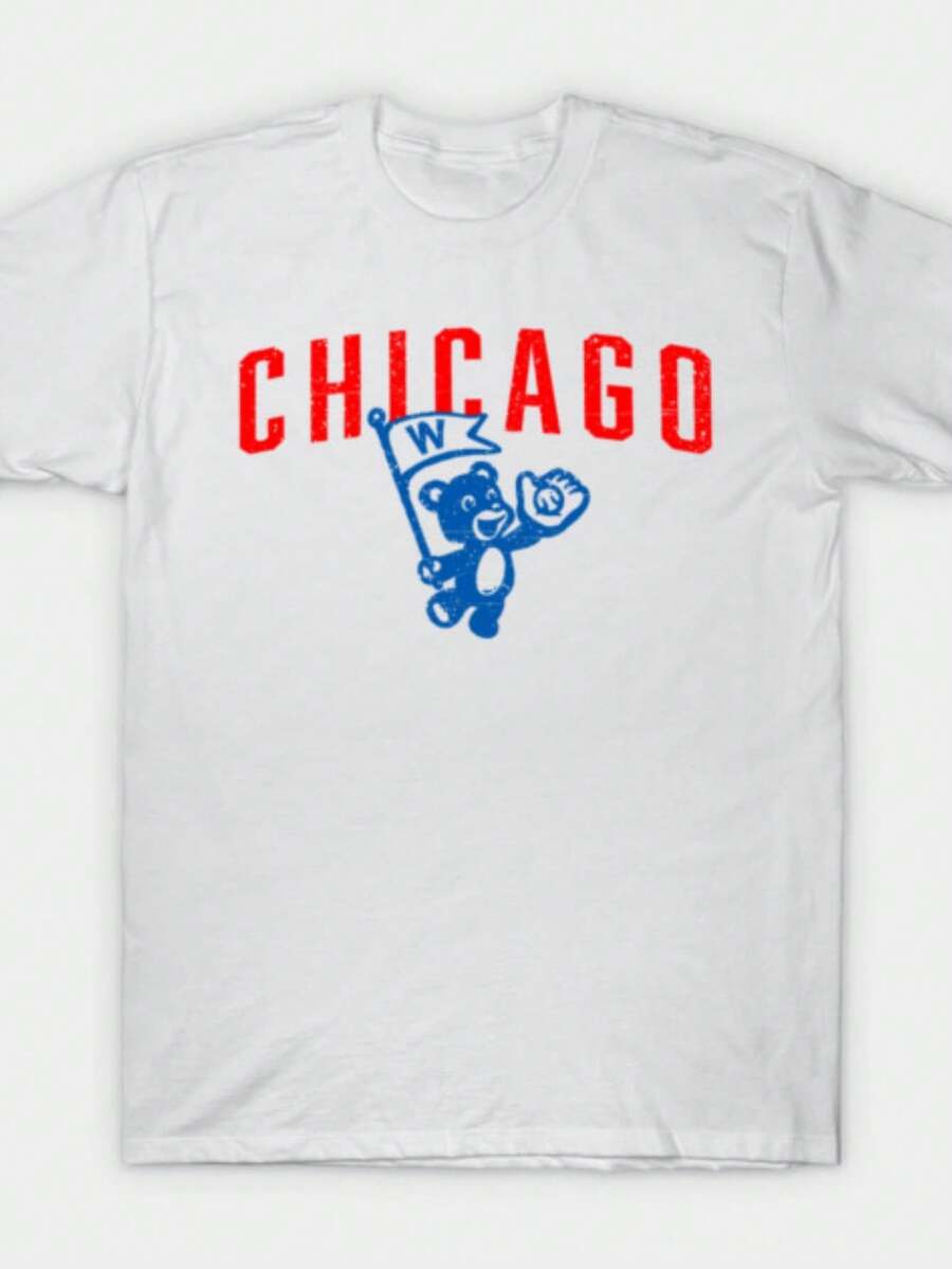 Chicago - Cubs - T-Shirt TeePublic (4) - White - View 1