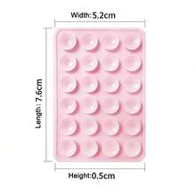 3个装多功能硅胶手机支架，双面吸盘，强力粘性，适用于和安卓手机，非常适合自拍和视频录制。适用于和安卓手机，生日礼物，送给家人和朋友的手机支架，手机配件 - 彩色 - 查看 7