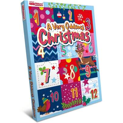 United Oddsocks 12 Days Women Socks Christmas Advent Calendar UK 4-8, EUR 37-42