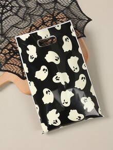 10/25/50 piezas Bolsas de embalaje de fantasmas de Halloween, bolsas de dulces, suministros de embalaje de regalos para fiestas de Halloween, embalaje, bolsas de fiesta, decoraciones de Halloween, bolsas de dulces, suministros para fiestas de Halloween, recuerdos de fiesta, bolsas de dulces de Halloween, decoración aterradora, decoración del hogar de Halloween, decoración de la habitación de Halloween - fantasma - Ver 6