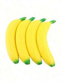 1pc Soft Squeeze Banana Simulator, Slowly Rising Anti-Stress Fruit Shaped Squeeze Toy, Fun And Stress Relief - 1PC - 查看 7