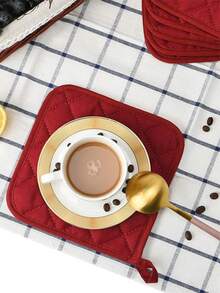 4只装厨房隔热手套/垫，棉质烤箱手套，隔热效果好，防滑隔热垫 - 查看 7