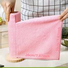 1 Roll (20pcs) Reusable Ultra-Fine Fiber Towels - High Absorbency, 20x20cm, Scratch-Resistant, Machine Washable, Multi-Purpose Towels, Suitable For Home, Kitchen, Dining Room, Bathroom, Room, Car Detailing Cleaning, Kitchen Cleaning Cloth, Bathroom Cleaning Cloth, Stove Cleaning Cloth, Car Cleaning Cloth, Kitchen Supplies, Bathroom Supplies, Car Supplies, Cleaning Supplies, Women's Gifts - Hand-torn Rag - View 5