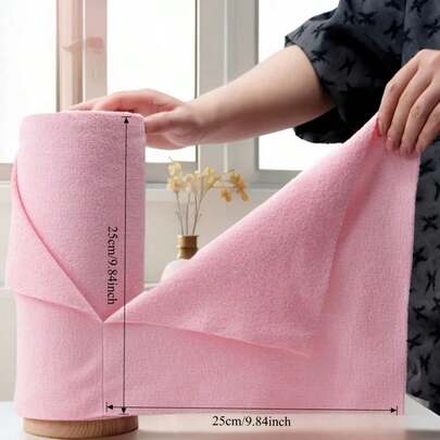 20pcs Reusable Super Soft Microfiber Cleaning Cloths, Kitchen & Home Dishwashing Replacement Rags