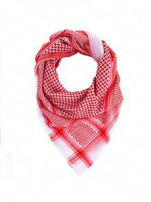 1pc Arabic Headscarf, Dubai Style Headwrap, Saudi Arabia Travel Turban For Men - Multicolor - View 11