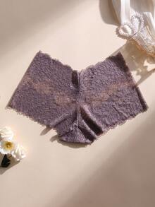 8条/套性感蕾丝女士三角裤，舒适透气无缝女士运动内裤 - 彩色 - 查看 6