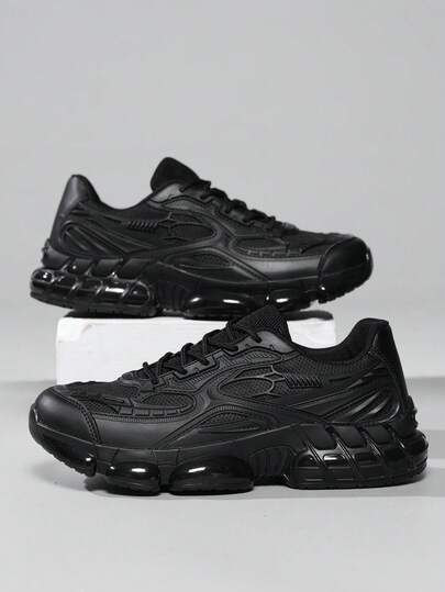 1 đôi giày thể thao nam ngoài trời, giày chạy bộ thường ngày, giày thể thao đi làm, chạy bộ đường phố, giày thể thao thư giãn.