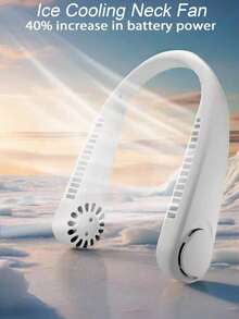 AIRPROSSING Portable Neck Fan, USB Rechargeable Neckband Fan With 3 Wind Speeds, Bladeless Design For Indoor/Outdoor, Travel Use In Summer - Multicolor - View 5
