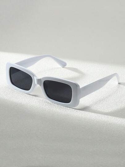 1 Cặp kính gọng lớn màu đen trắng kiểu Y2K unisex, thích hợp cho mùa hè đi biển và mặc hàng ngày, phong cách đường phố, có thể phối cùng áo len, áo khoác, áo hoodie, áo cardigan, quần da và quần thường ngày.